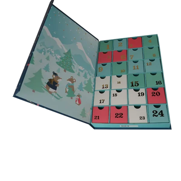 custom christmas calendar gift box