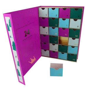 book style advent calendar gift box